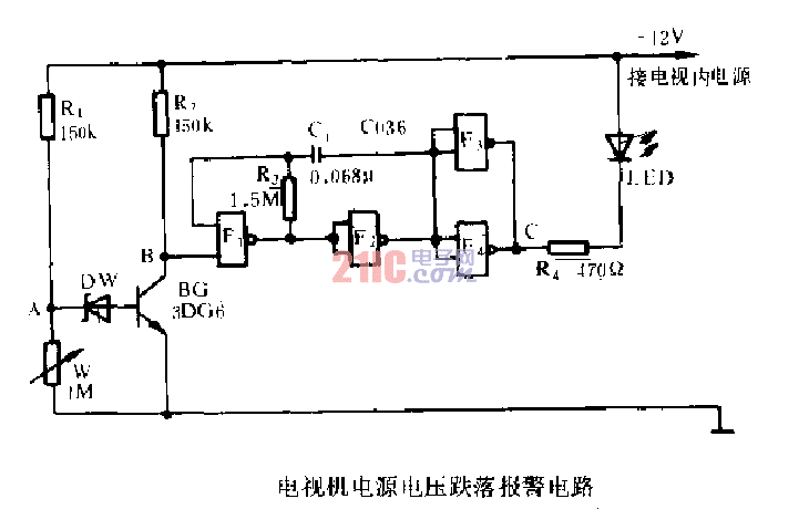 電視<strong>機電</strong>源<strong>電壓跌落</strong><strong>報警電路</strong>.gif