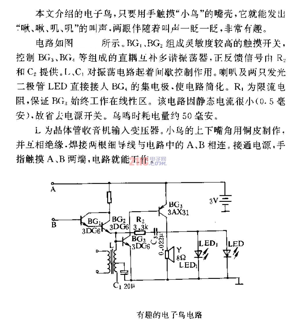 有趣的<strong>電子</strong>鳥<strong>電路</strong>.gif
