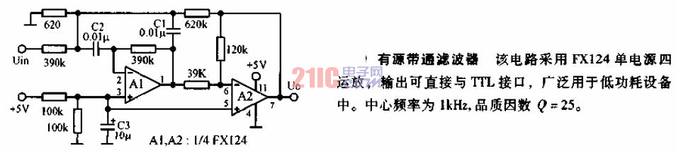有源<strong>帶通濾波器</strong><strong>電路圖</strong>.gif