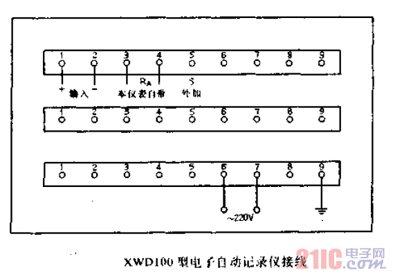 XWD100型<strong>電子</strong>自動<strong>記錄儀</strong><strong>接線</strong>.gif
