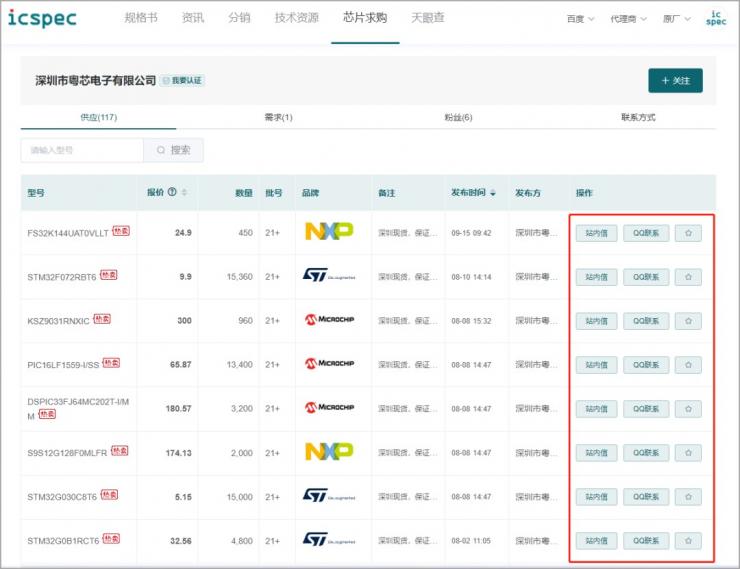 icspec芯片求購平臺(tái)，免費(fèi)發(fā)布ic供求信息，芯片規(guī)格書一網(wǎng)打盡！