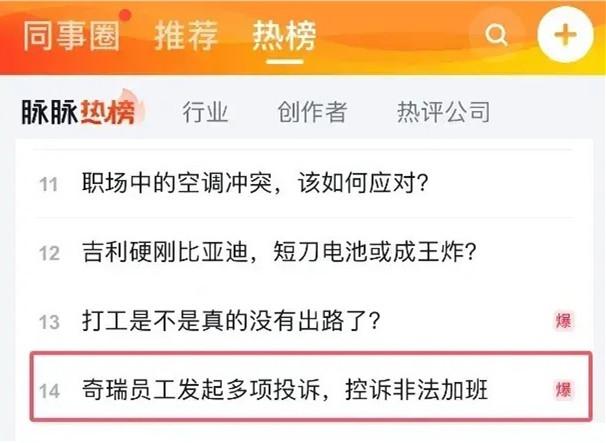 汽車大廠員工吐槽被迫卷工時(shí)：強(qiáng)制896加班，時(shí)薪僅16元！