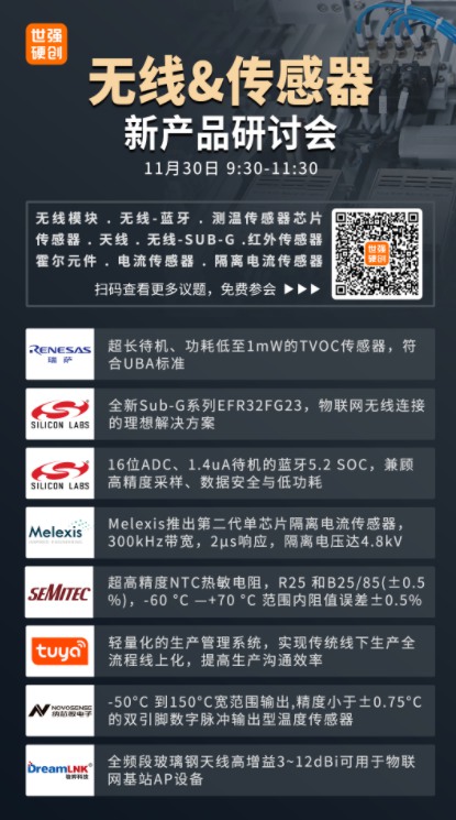Renesas、Silicon Labs新品傳感器、SoC芯片亮相世強硬創(chuàng)新產品研討會