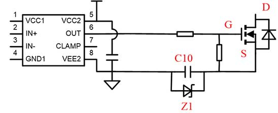SiC MOSFET替代Si MOSFET,只有單電源正電壓時如何實現負壓？