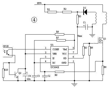 一種基于UC3842的 改進型的應(yīng)用電路