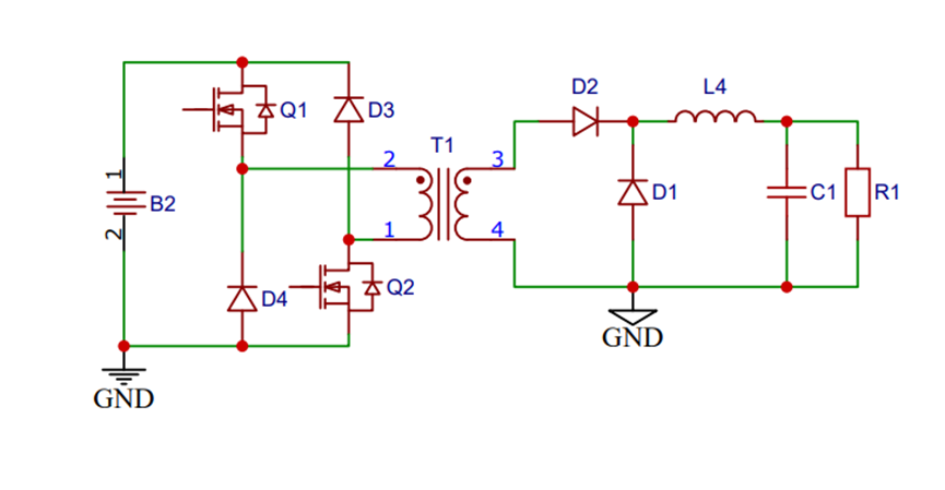 單端正激式開(kāi)關(guān)電源的典型電路分享