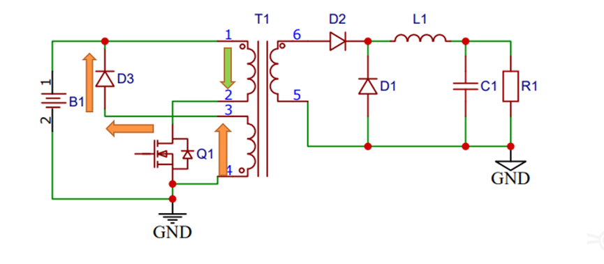 單端正激式開(kāi)關(guān)電源的典型電路分享