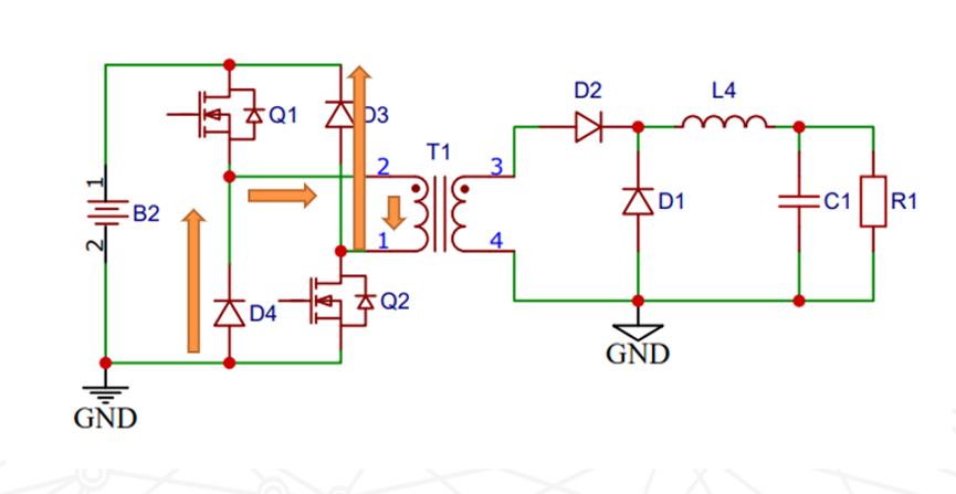 單端正激式開(kāi)關(guān)電源的典型電路分享