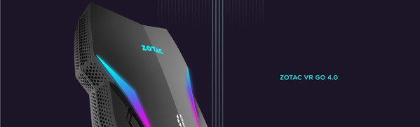 行業(yè)領(lǐng)先的新型可穿戴電腦ZOTAC VR GO 4.0。