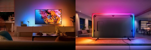 飛利浦Hue Play電視漸變燈帶，卓越光效為家庭娛樂增光添彩