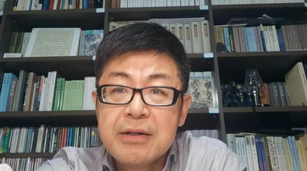 北京大學(xué)社會學(xué)系主任周飛舟在成立儀式上致辭