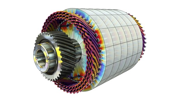 電機(jī)的電磁模擬。COMSOL (R) 6.1版本的新功能使分析電機(jī)的工作流程更快速且更準(zhǔn)確。