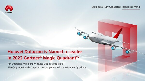 華為數(shù)通躋身2022 Gartner®企業(yè)有線無線局域網(wǎng)基礎(chǔ)設施領(lǐng)導者象限
