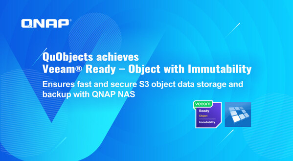 QNAP NAS 是 Veeam 物件備份的理想存儲(chǔ)方案