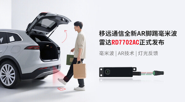 2025上海車展 | 移遠(yuǎn)通信發(fā)布AR腳踢毫米波雷達(dá)，重新定義