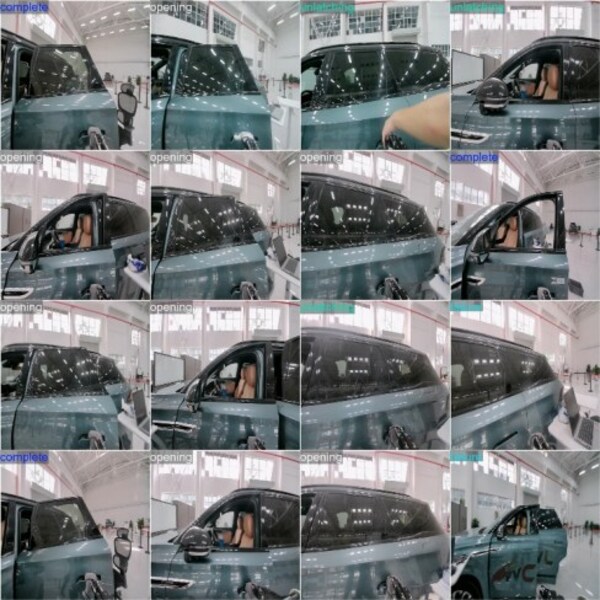 機(jī)器人墨茵使用VLM模型和廣角攝像頭實(shí)時(shí)判斷車門(mén)打開(kāi)狀態(tài)